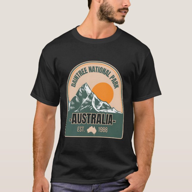 Camiseta Daintree Austrália � O Horizonte Sem Fim de Austr (Frente)