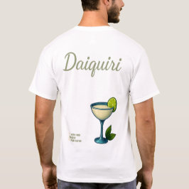 Camiseta Daiquiri T-Shirt – Classic Rum Cocktail