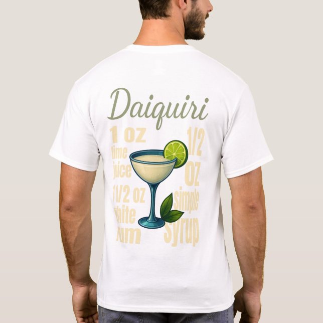 Camiseta Daiquiri T-Shirt – Classic Rum Cocktail (Verso)