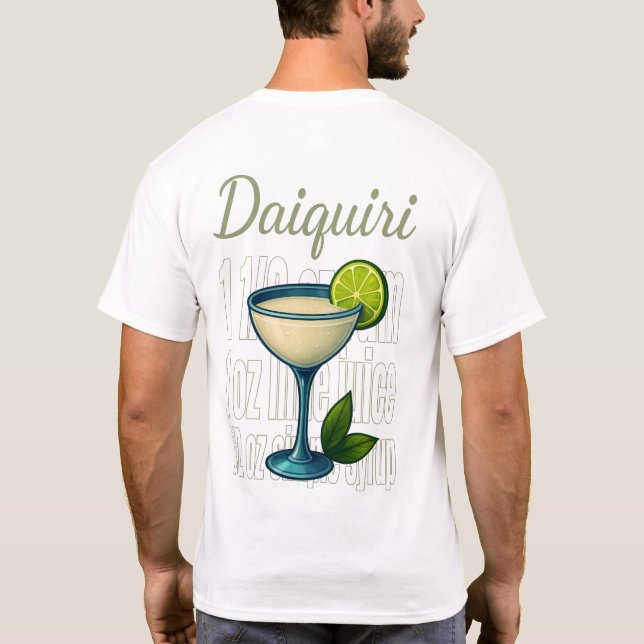 Camiseta Daiquiri T-Shirt – Classic Rum Cocktail (Verso)