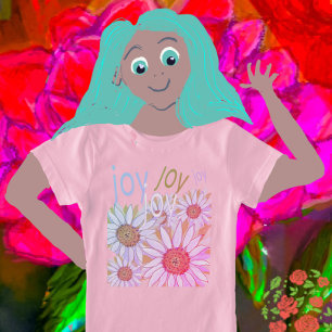 Camiseta Daisy and Daffodils: Sonhos Florais de Joy T-Shirt