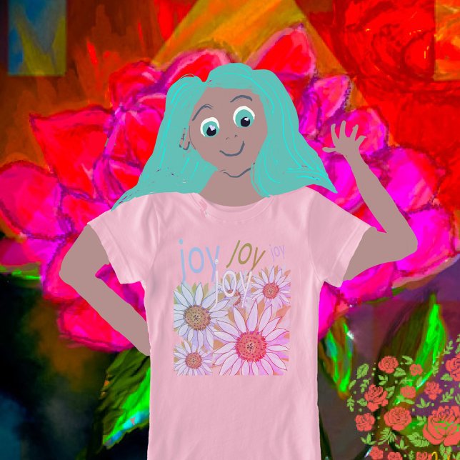 Camiseta Daisy and Daffodils: Sonhos Florais de Joy T-Shirt (Criador carregado)