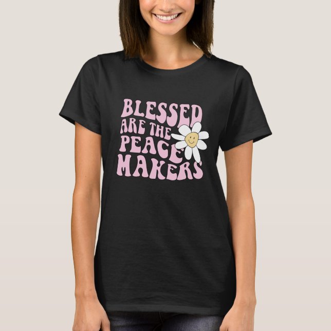 Camiseta Daisy and Peace Makers Slogan (Frente)