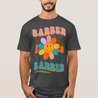 Camiseta Daisy Barber Design Para Homens Barber Barbersho