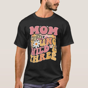 Camiseta Daisy Birthday Mãe Jovem Selvagem 3 Boho aniversár