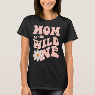 Camiseta Daisy Birthday Mãe Wild One Boho Daisy 1rua Birthd