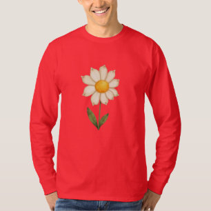 Camiseta Daisy Blooming - Capa Imaginosa Inspirada na Natur