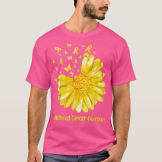 Camiseta Daisy Butterfly Dourada Cancer de infância com fit