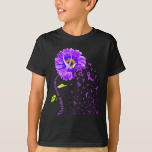 Camiseta Daisy Butterfly Roxo Sobredosagem Sensibilização 5