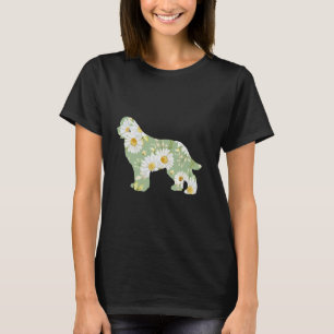 Camiseta Daisy Flor mãe cachorro Terra Nova, silhueta flora