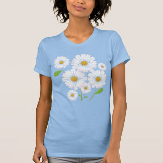 Camiseta Daisy floral impressão da mulher gify