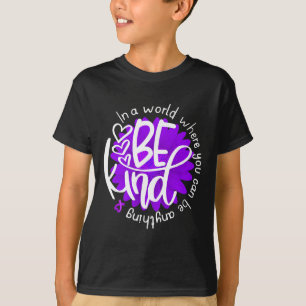 Camiseta Daisy Flower Seja Kind Purple Overdose Sensibence