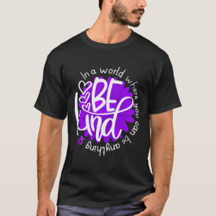 Camiseta Daisy Flower Seja Kind Purple Overdose Sensibence 