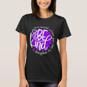 Camiseta Daisy Flower Seja Kind Purple Overdose Sensibence