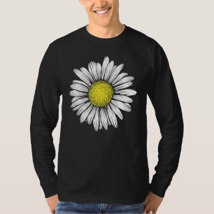Camiseta Daisy Flowerwildfluxerbohofloral Bastão