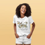 Camiseta Daisy In Love Wildflower T Shirt<br><div class="desc">Daisy In Love Wildflower T Shirt</div>