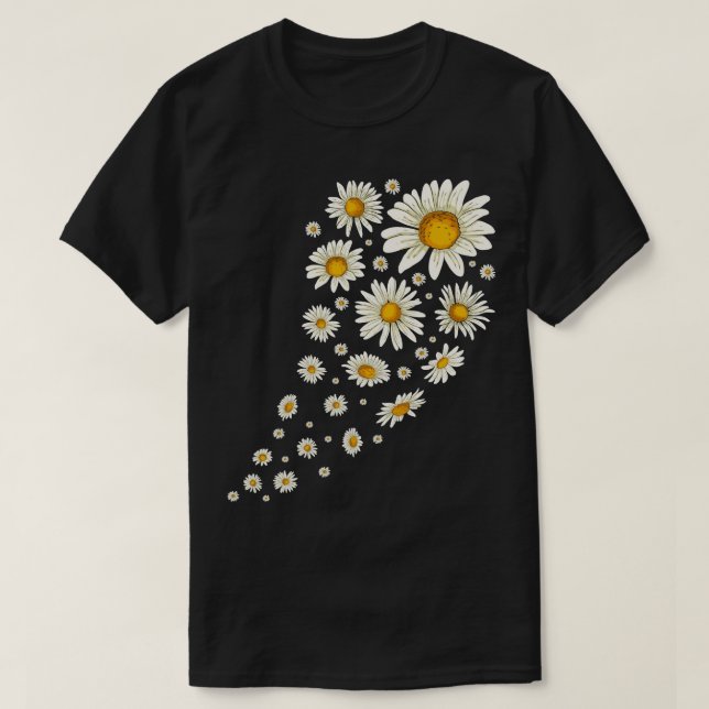Camiseta Daisy Lover Botaners Gardener Nature Dais (Frente do Design)