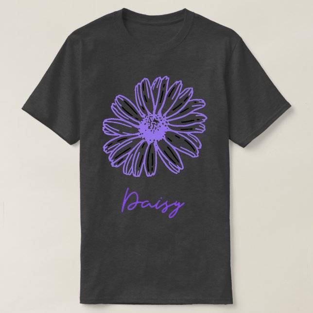 Camiseta Daisypurple (Frente do Design)