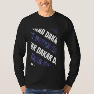 Camiseta Dakar Camo Pattern Purple Camouflage