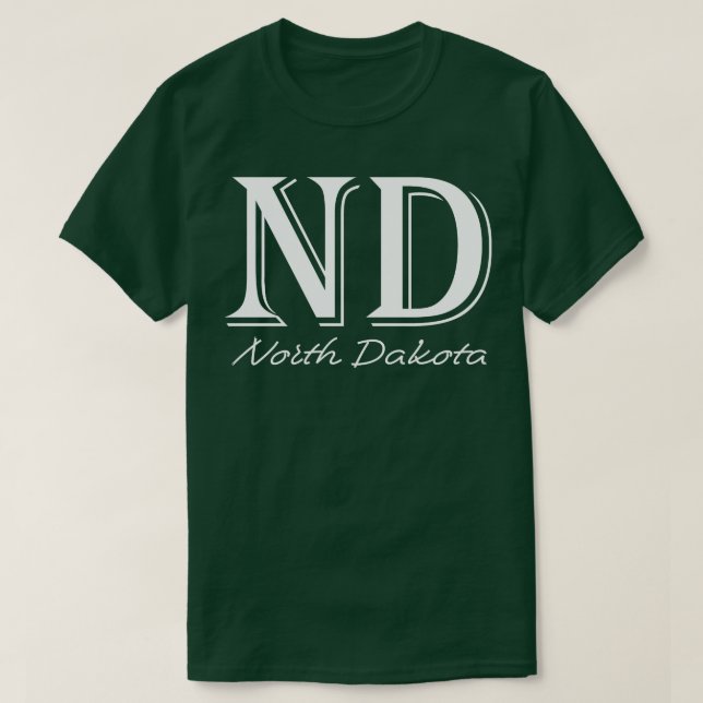 Camiseta Dakota do Norte (Frente do Design)