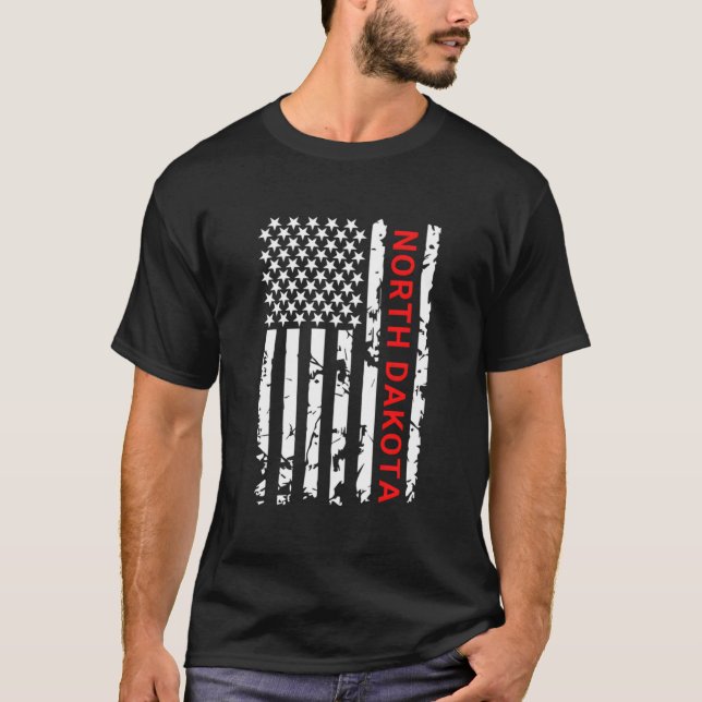 Camiseta Dakota do Norte E (Frente)