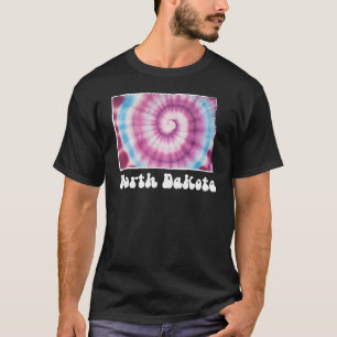 Camiseta Dakota do Norte Tie Dye