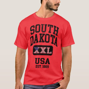 Camiseta Dakota do Sul EUA XXL design Athletic