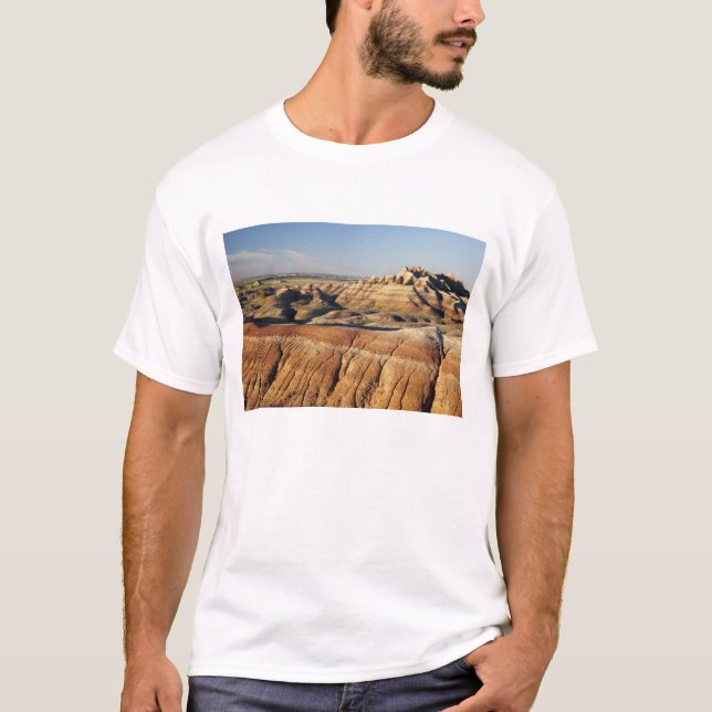 Camiseta Dakota do Sul, Parque Nacional Badlands, Badlands (Frente)