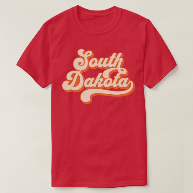 Camiseta Dakota do Sul Retro (Frente do Design)