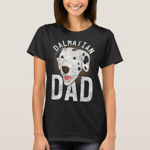 Camiseta Dal De Cães De Pet De Pai Dalmaciano