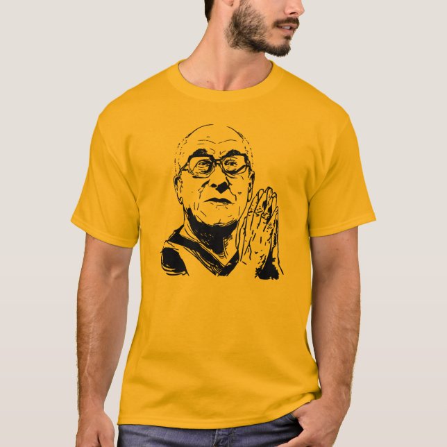 Camiseta Dalai Lama XIV Praying (Frente)