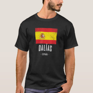 Camiseta Dalas Espanha Es Flag City - Bandera Ropa -