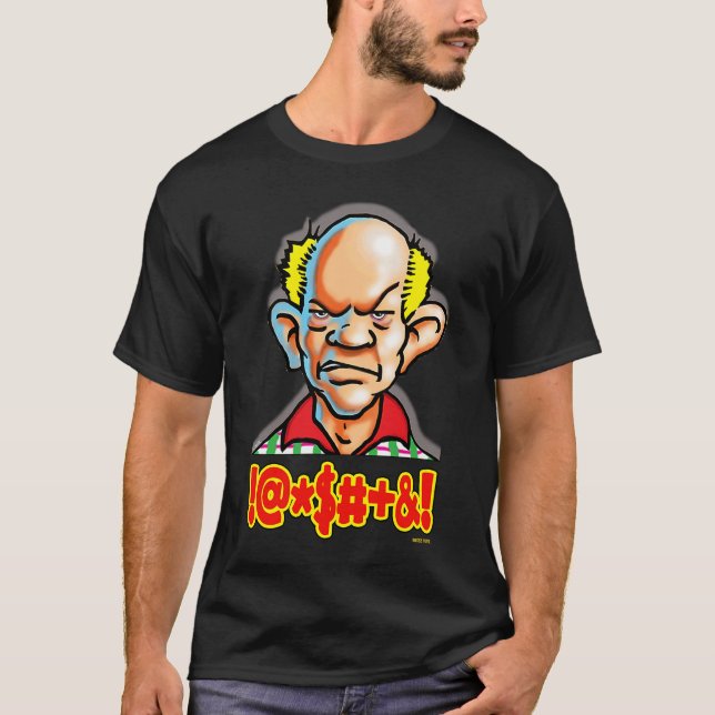 Camiseta Dale O Curmudgeon Pai Cuscando Gráfico (Frente)