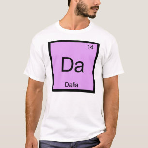 Camiseta Dalia Name Chemistry Elemento de Mesa Periódica