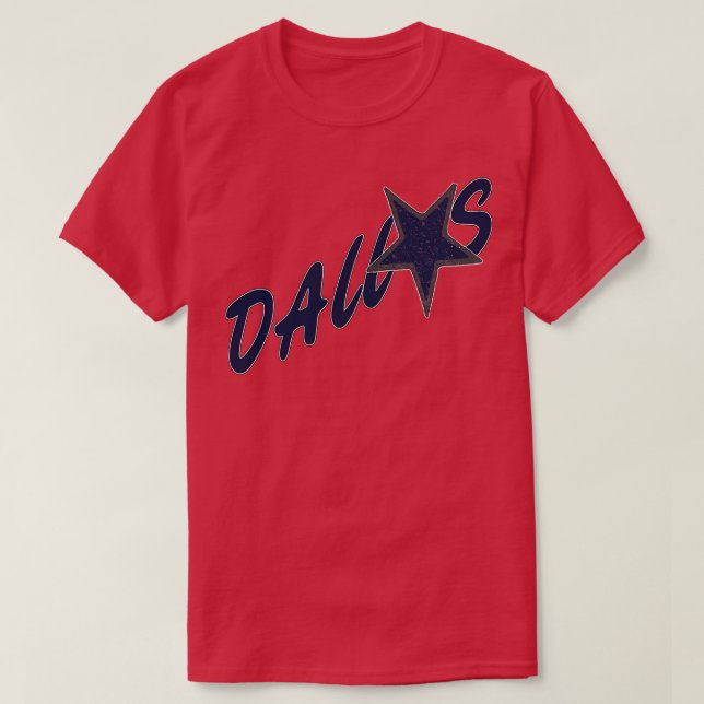 Camiseta Dallas Cowboys Vintage Style TSirt (Frente do Design)