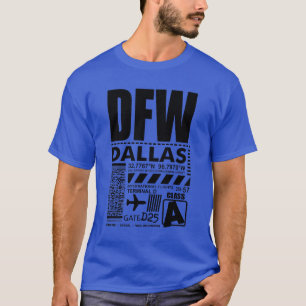 Camiseta Dallas Fort Worth Aeroporto Internacional DFW