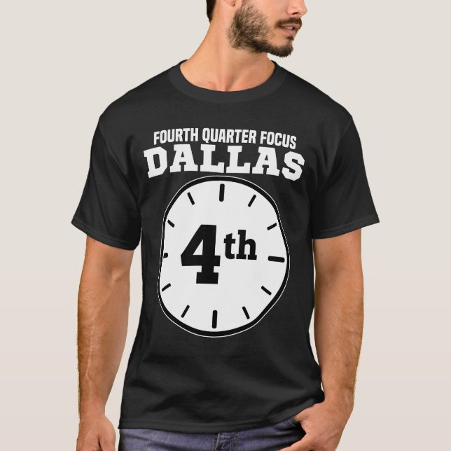 CAMISETA DALLAS FOURTH QUARTER FOCUS - TEXAS FOOTBALL (Frente)
