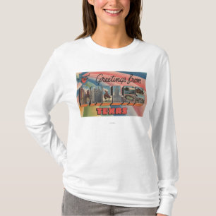 Camiseta Dallas, letra ScenesDallas de TexasLarge, TX