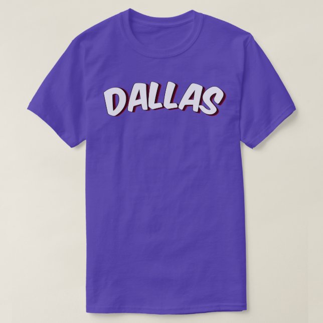 Camiseta Dallas Texas 1 (Frente do Design)
