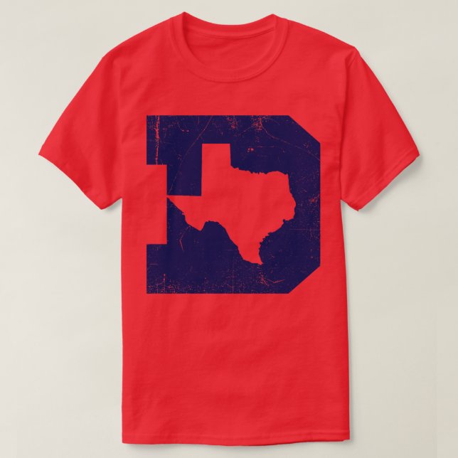 Camiseta Dallas Texas D White (Frente do Design)