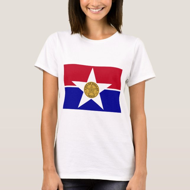 Camiseta Dallas Texas Flag (Frente)