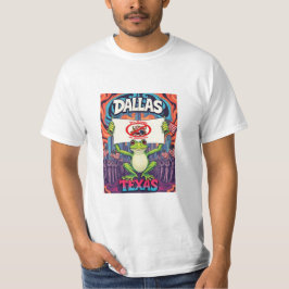 Camiseta Dallas Texas Frog No Kings in America