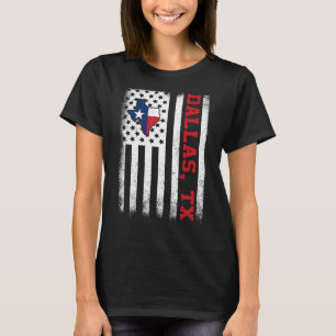 Camiseta Dallas Tx Texas American Patriotic Dispenso julho