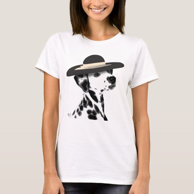 Camiseta Dalmácia e Black Hat Brimmed (Frente)