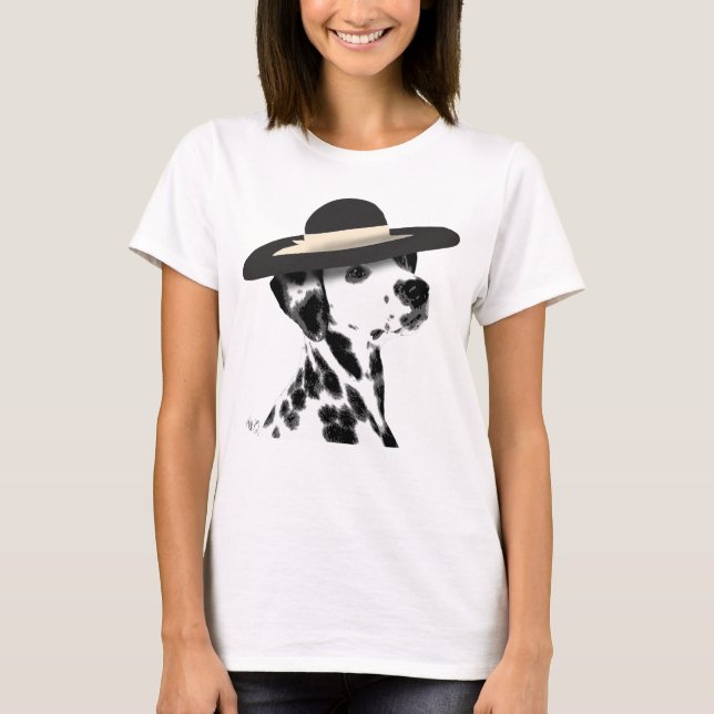Camiseta Dalmácia e Black Hat Brimmed (Frente)