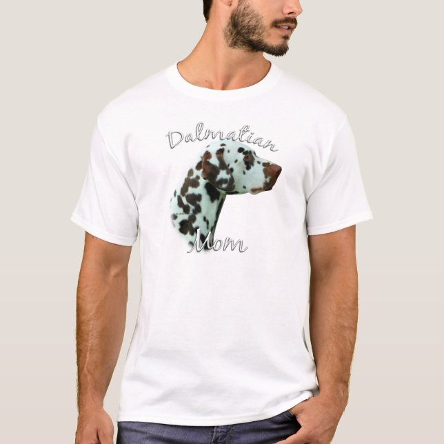 Camiseta Dalmaciano (fígado) Mãe 2 (Frente)
