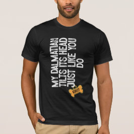 Camiseta Dalmaciano lits cabeça como você