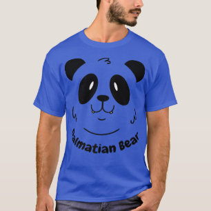 Camiseta Dalmaciano Panda Bear Engraçado Piada de Cachorro