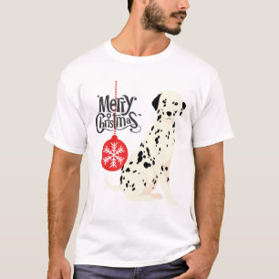 Camiseta Dálmata de Natal  