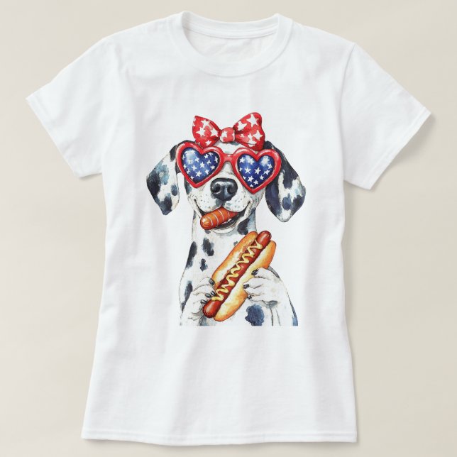 Camiseta Dálmata Patriótico (Frente do Design)